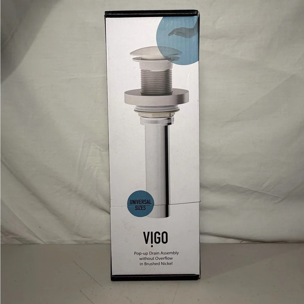 VIGO Brushed Nickel Pop-up Drain Assembly